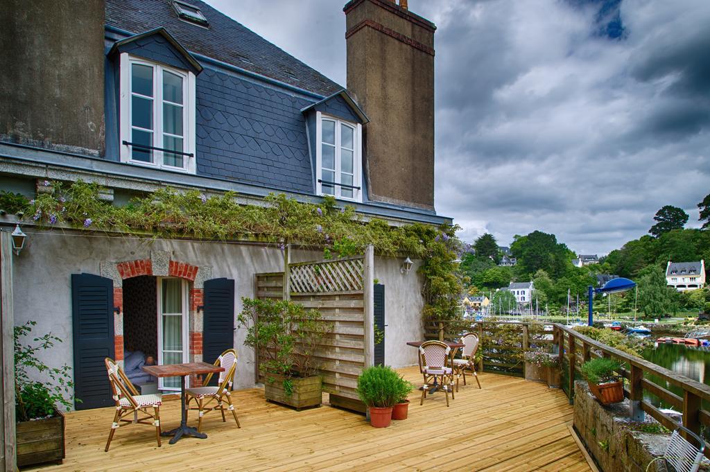 Hotel De Charme Les Mimosas Pont-Aven Rum bild
